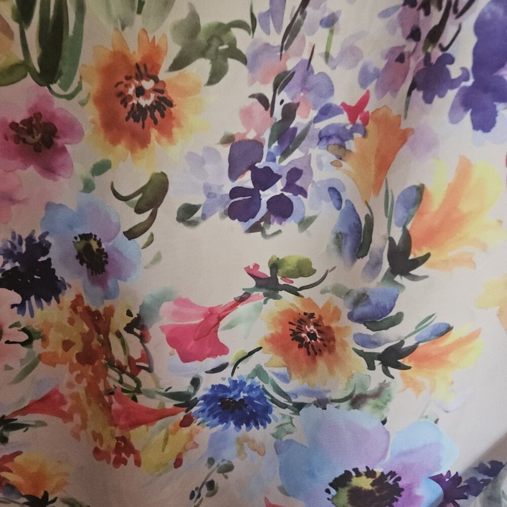 Floral Faux Wrap Dress - Picture 4 of 4